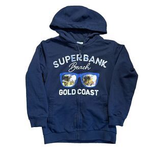 Mayoral navy zip up hoodie sunglasses graphic sweatshirt boy’s 8 everyday basics